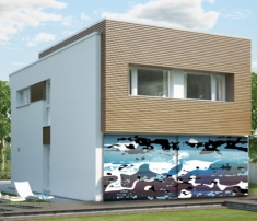"WASSERWELT" - POP-ART-Fassaden-APP von Martin Gubo